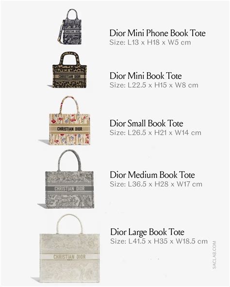 dior book tore|Dior Book Tote size comparison.